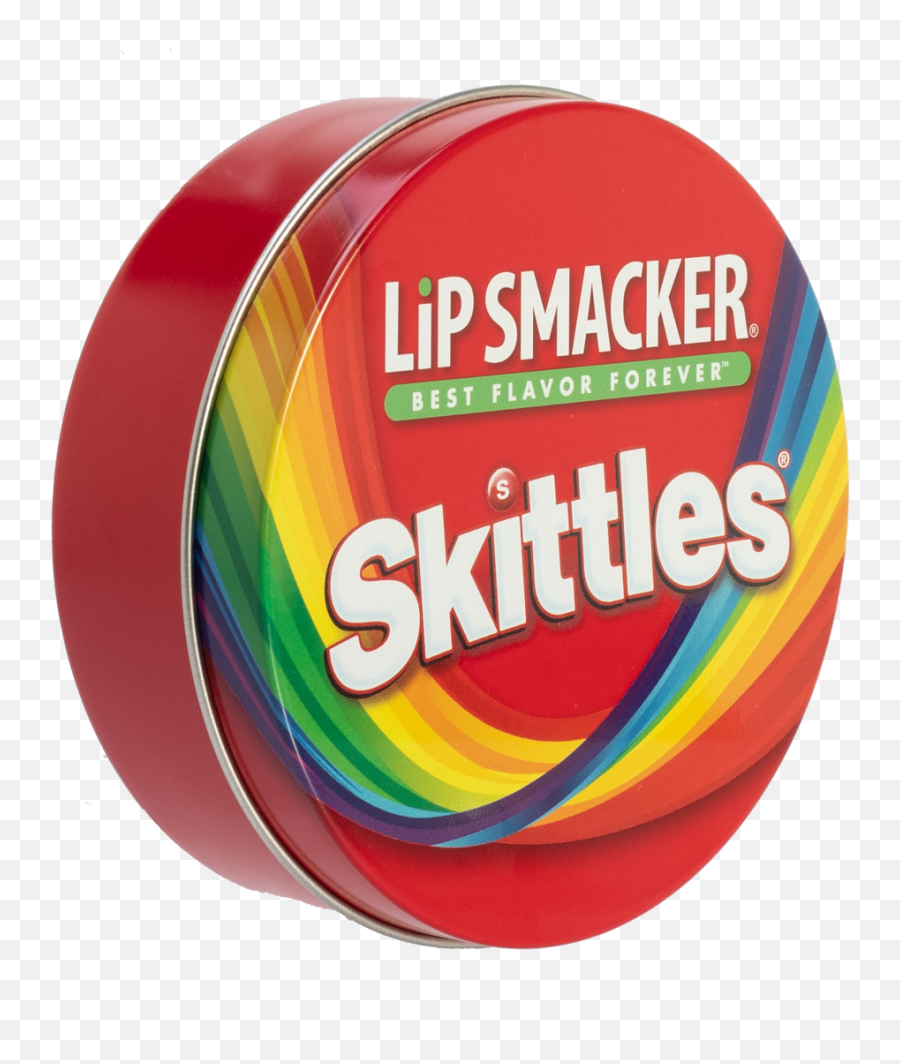 Lip Smacker Skittles 3 Piece Lip Balm Tin - Circle Emoji,Skittles Logo