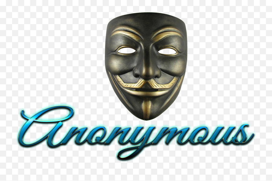Anonymous Mask Transparent - Gmask Handmade Black Resin V Emoji,Vendetta Logo