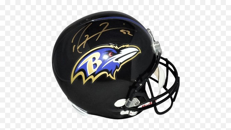 Ray Lewis Autographed Baltimore Ravens Deluxe Full - Size Emoji,Baltimore Ravens Png