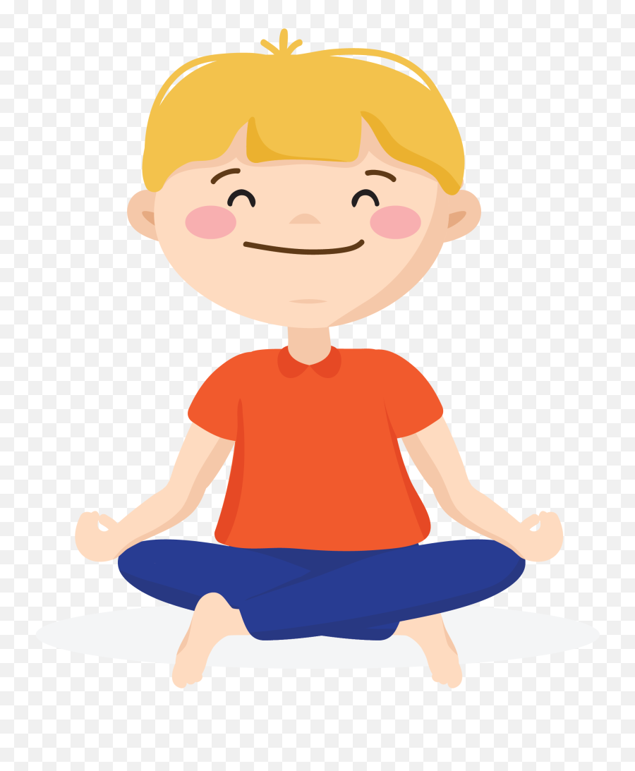 Library Of Yoga Kid Vector Library Stock Png Files - Child Deep Breathing Clipart Emoji,Emotions Clipart