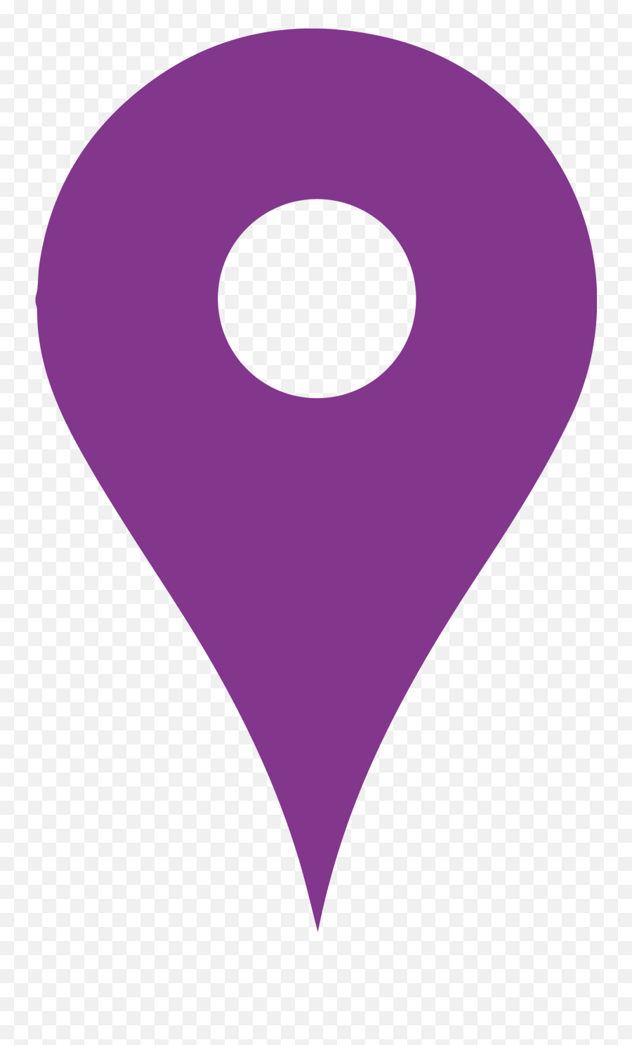 Download Hd Location Pointer Purple Transparent Png Image - Purple Map Marker Png Emoji,Location Png