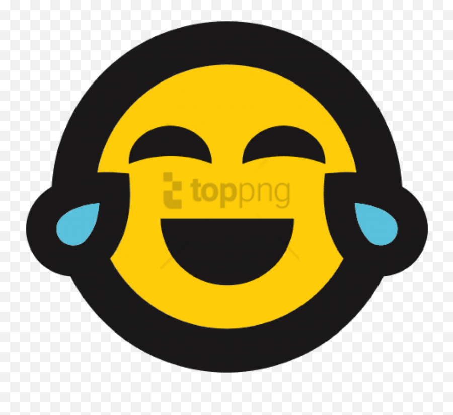Crying Funny Tears Emoji Laughing - Emoji,Laughing Crying Emoji Transparent