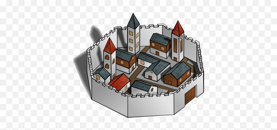 Download Fantasy City Clipart Png - Create Your Own Game City Wall Clipart Emoji,Fantasy Clipart