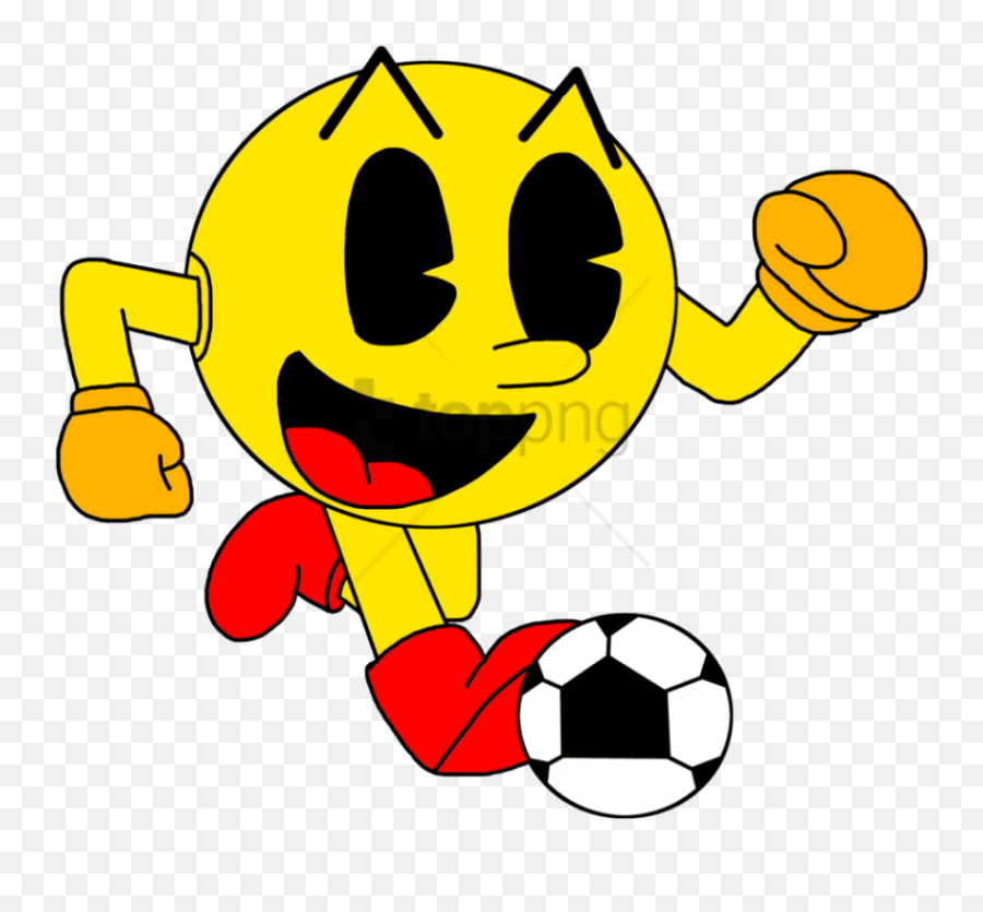 Download Free Png Download Pac Man Soccer Ball Png Images - Playing Sports Emoji,Soccer Ball Png
