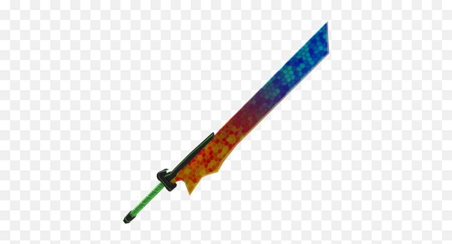 Sword Png Black - Omega Rainbow Sword Transparent Png Omega Rainbow Sword Roblox Emoji,Sword Transparent Background