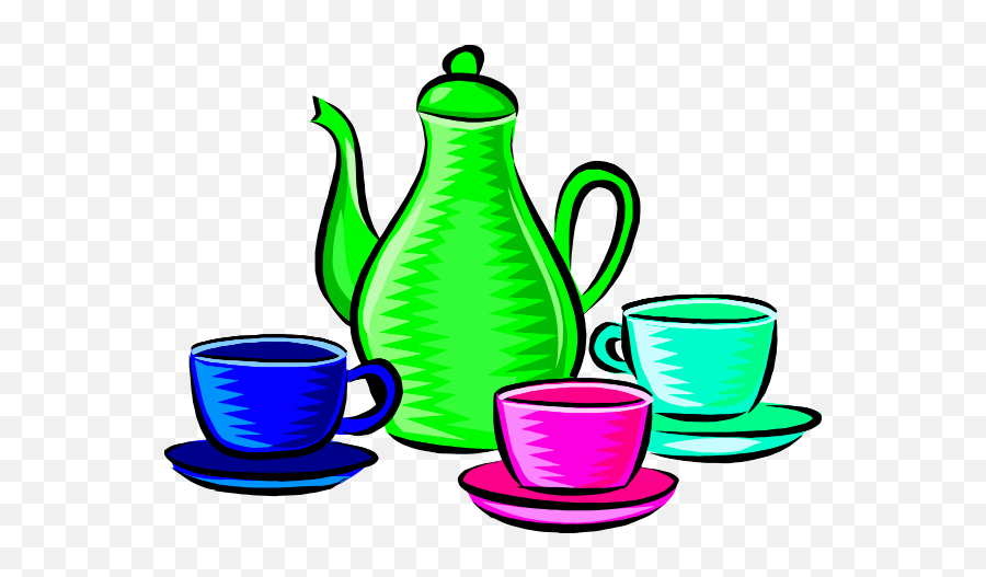 The Pot Clipart Transparent Png Image - Crockery Clipart Emoji,Tea Party Clipart