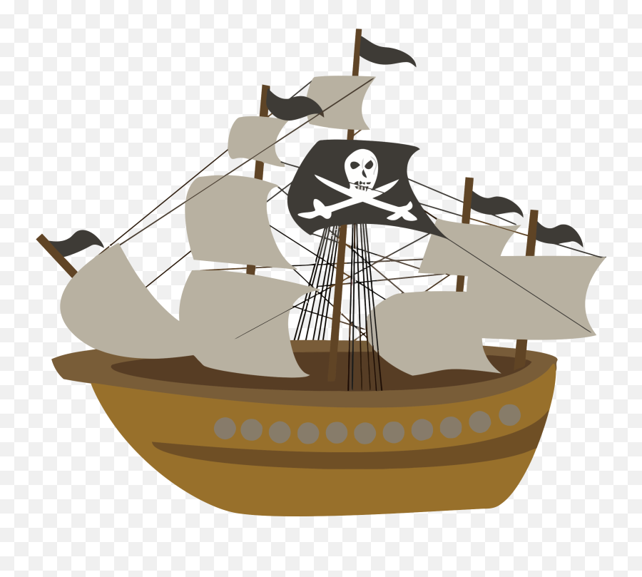 Pirate Clipart Pirate Ship Pirate Pirate Ship Transparent - Pirate Ship Clip Art Emoji,Pirate Clipart
