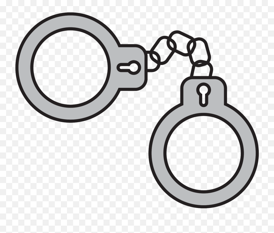 Free Hand Cuffs 1199678 Png With Transparent Background - Algemas Policia Desenho Png Emoji,Handcuffs Transparent Background