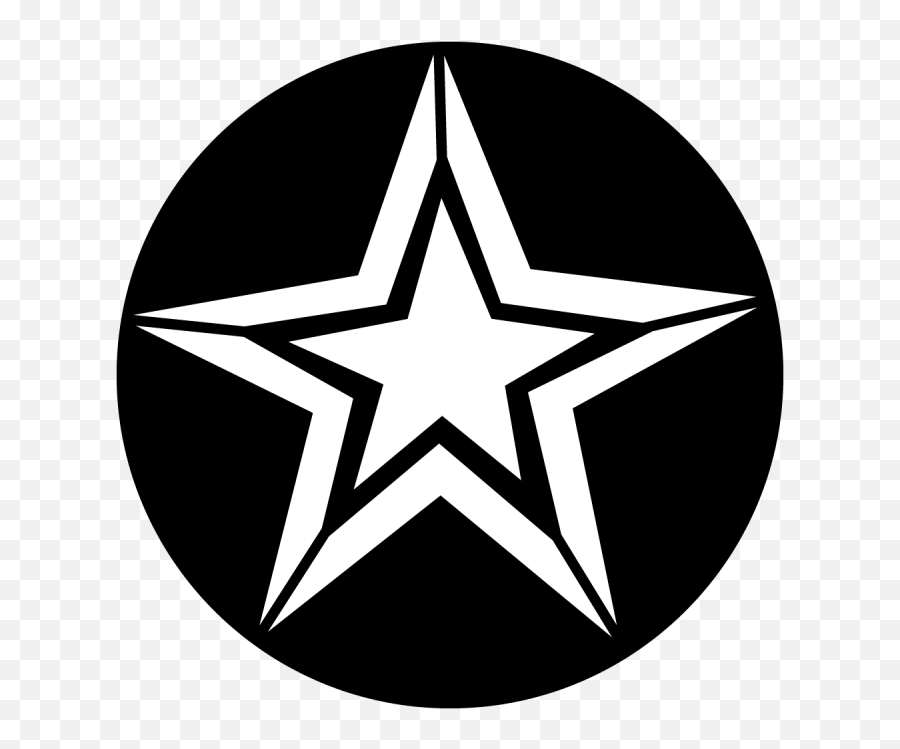 Download Star With Outline - Us Army Full Size Png Image Emoji,Army Star Png