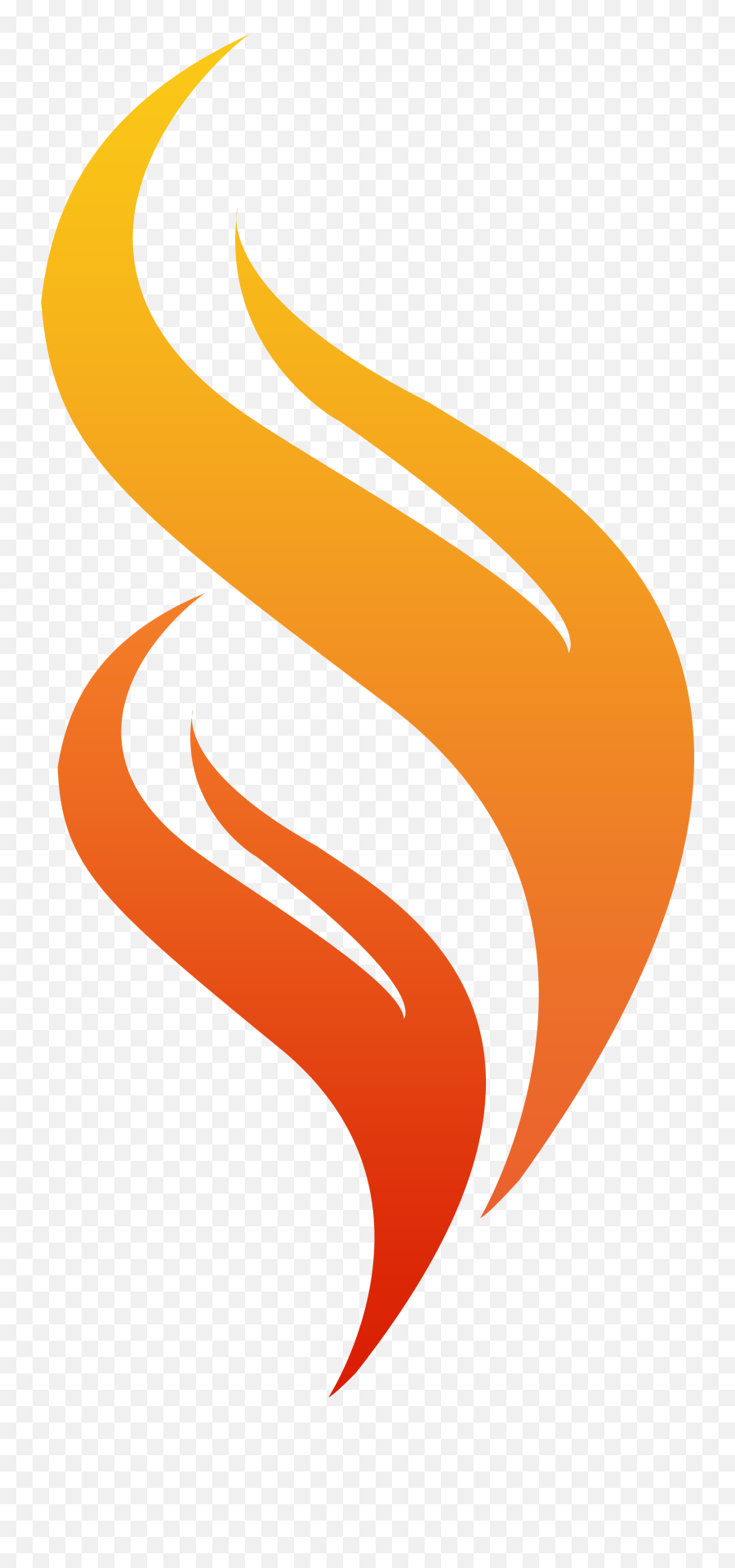 Transparent Flame Logo - Vertical Emoji,Flame Logo