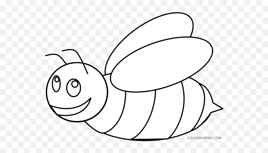 Bumble Bee Coloring Pages Bumble Bee - Bee Coloring Emoji,Bumblebee Clipart