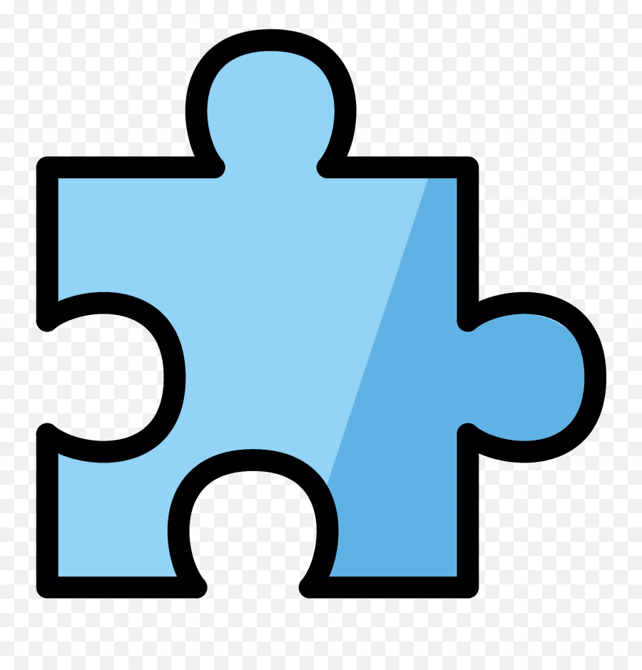 Puzzle Piece Emoji Clipart - Emoji De Rompecabezas,Puzzle Piece Clipart
