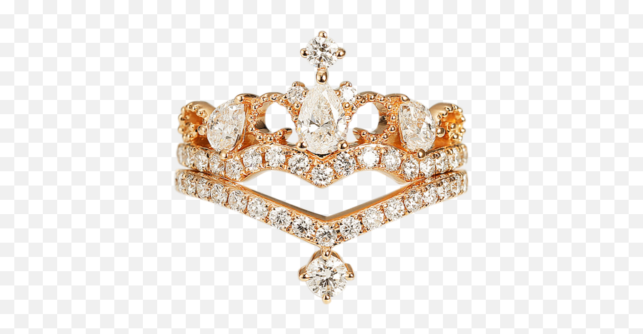 Rings Set U2013 Hx Jewelry Emoji,Birthday Crown Png