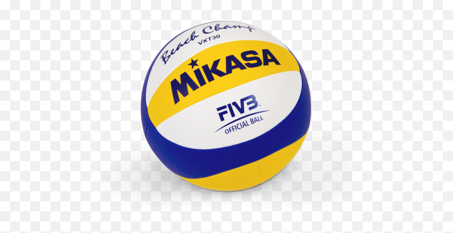 Download Hd Beach Volleyball Mikasa Beach Champ Vxt - Beach Mikasa Beach Volleyball Vxt30 Emoji,Volleyball Png