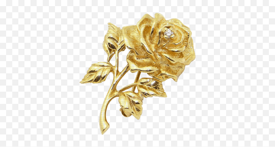 Flowers Gold Bp Rose Flower - Picmix Emoji,Gold Flowers Png