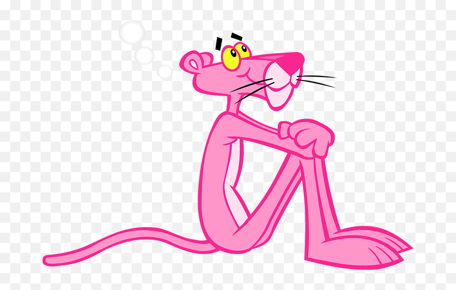 Download Hd Pink Panther Transparent Png Vector Black And Emoji,Panther Transparent