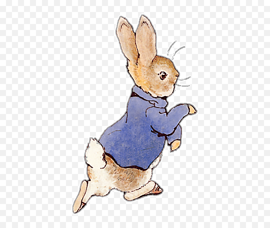 Nursery Characters Peter Rabbit Beatrix Potter In His Blue Jacket Womenu0027s T - Shirt Emoji,Nursery Clipart