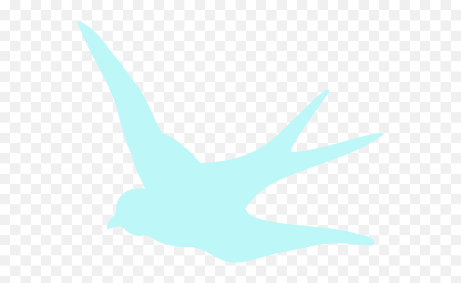 Blue Swallow Clip Art At Clkercom - Vector Clip Art Online Emoji,Swallow Logo
