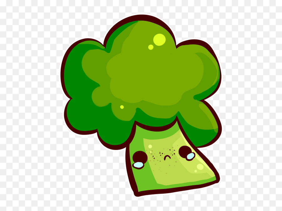 Download Sad Clipart Broccoli - Broccoli Drawing Png Png Cute Broccoli Png Emoji,Broccoli Clipart