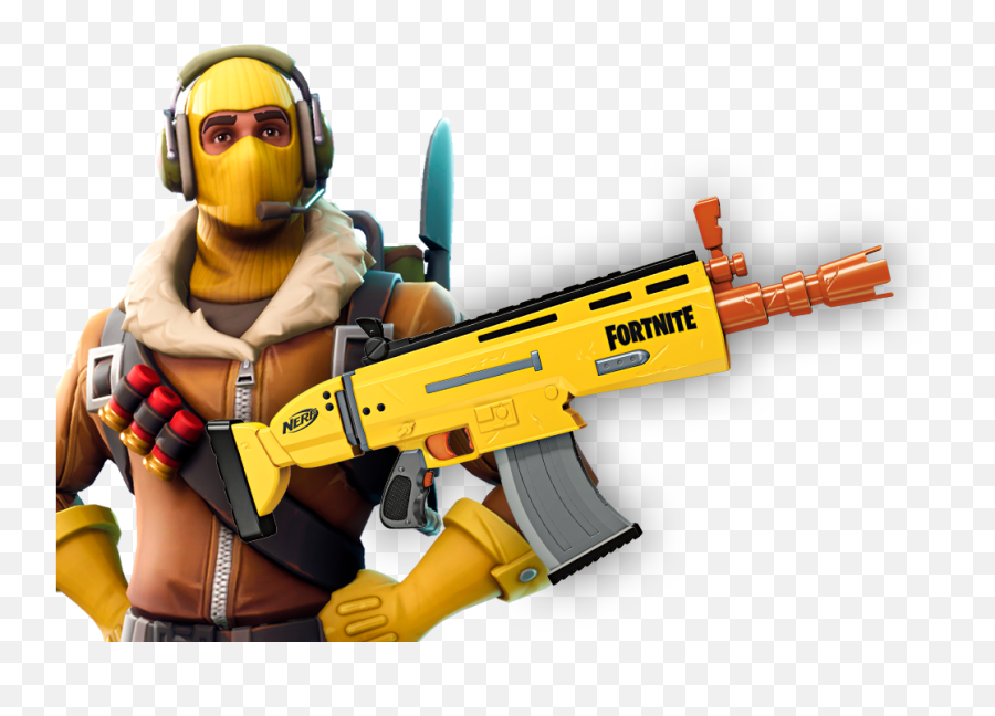 Nerf Gun Png - Nerf Fortnite Fortnite Characters Raptor From Fortnite Emoji,Fortnite Character Png