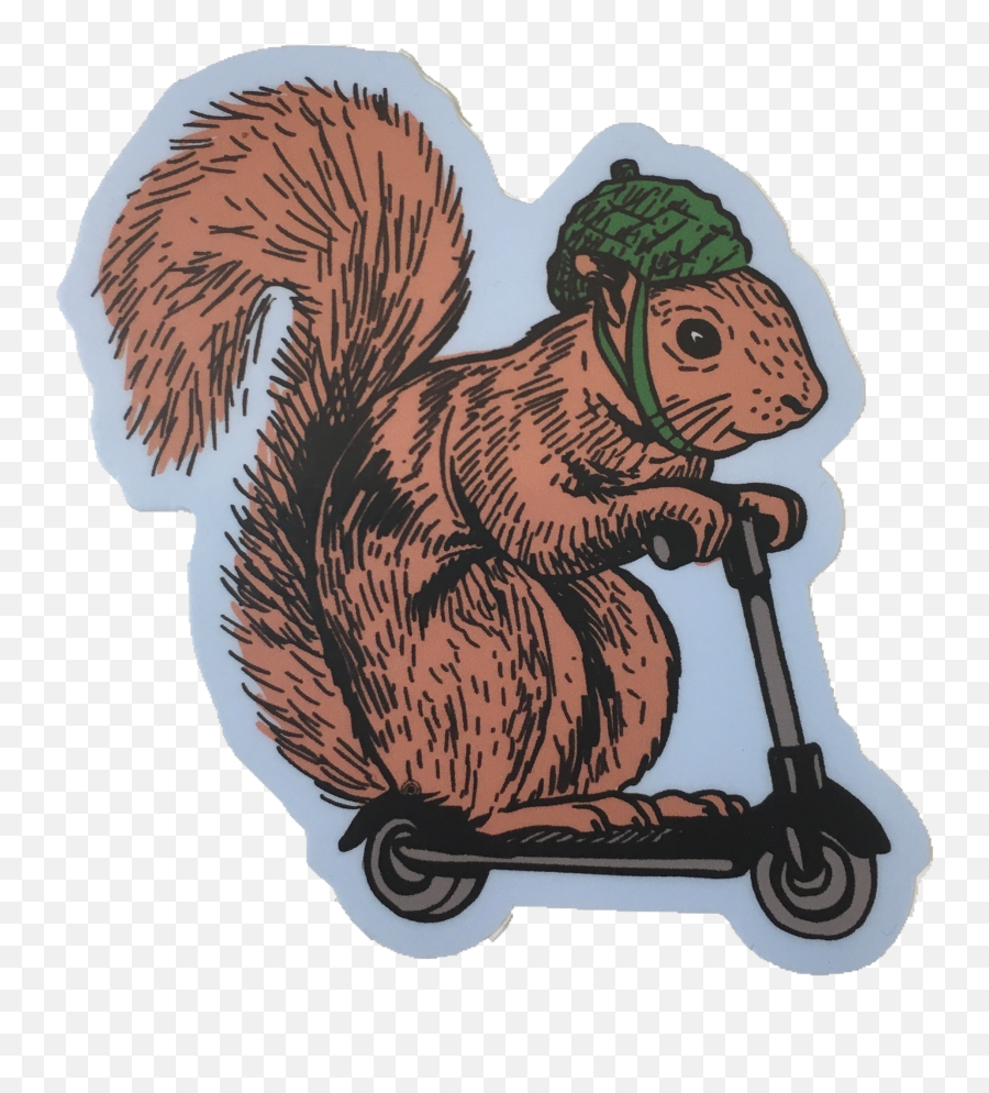 Squirrel On A Bird Sticker Emoji,Rzr Clipart