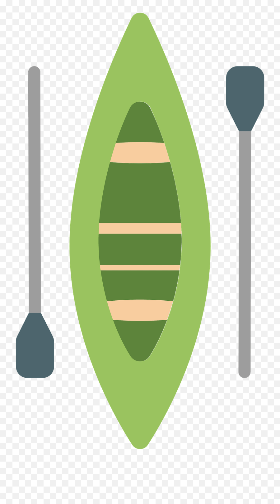 Canoe Clipart - Vertical Emoji,Canoe Clipart