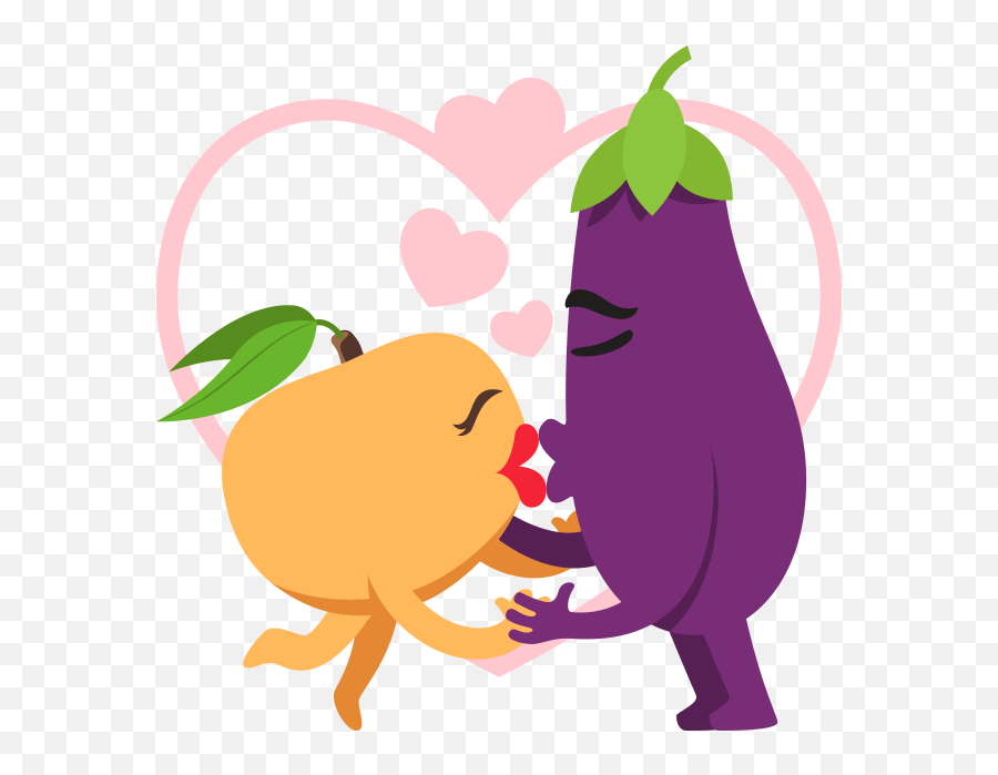 Eggplant Emoji Png - Emoji Transparent Eggplant,Peach Emoji Png