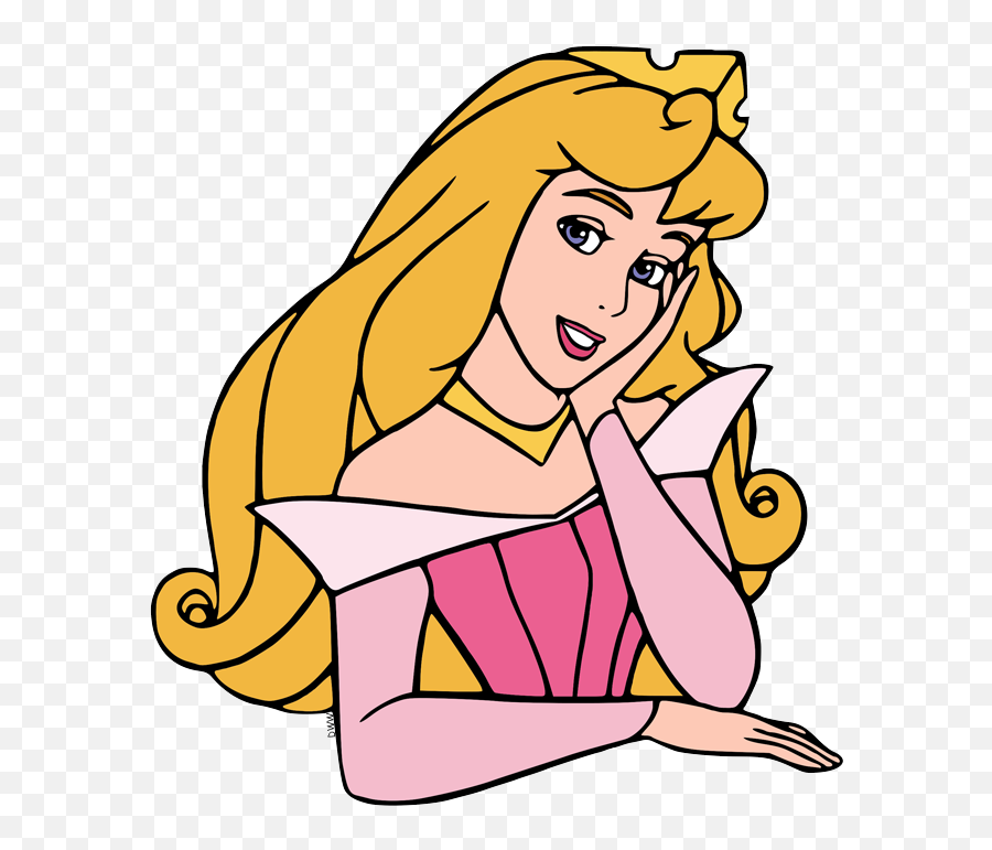 Disney Clip Art Galore - Princess Aurora Face Only Emoji,Beauty Clipart