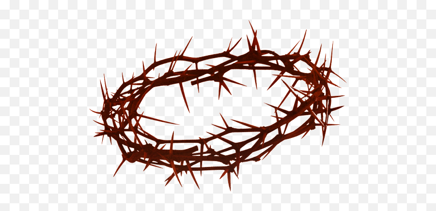 Download Hd Crown Of Thorns Png Hd - Clear Background Crown Of Thorns Transparent Background Emoji,Crown Of Thorns Png