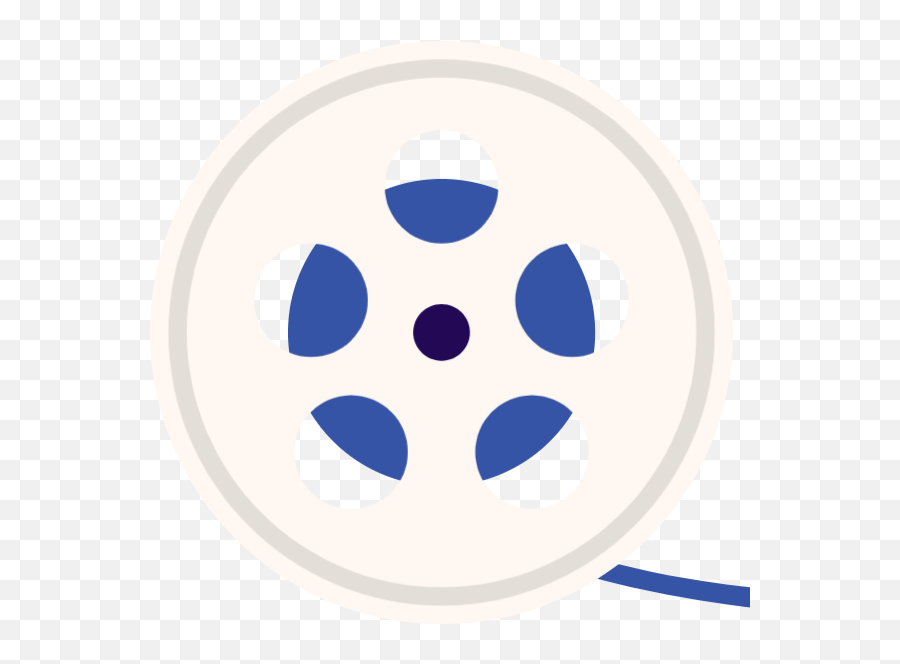 Free Reel Clip Art Customized - Dot Emoji,Film Reels Clipart