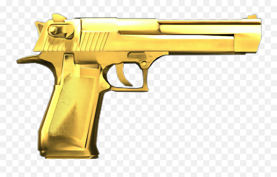 Transparent Gun Png - Gold Gun Png Picsart Gun Bullets Picsart Bullet Fire Png Emoji,Gun Png