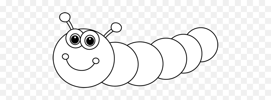 Library Of Black And White Png Free - Caterpillar Cartoon Black And White Emoji,Caterpillar Clipart