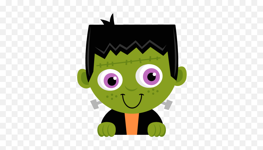 Frankenstein Kid Transparent Png - Cute Clipart Halloween Emoji,Frankenstein Clipart