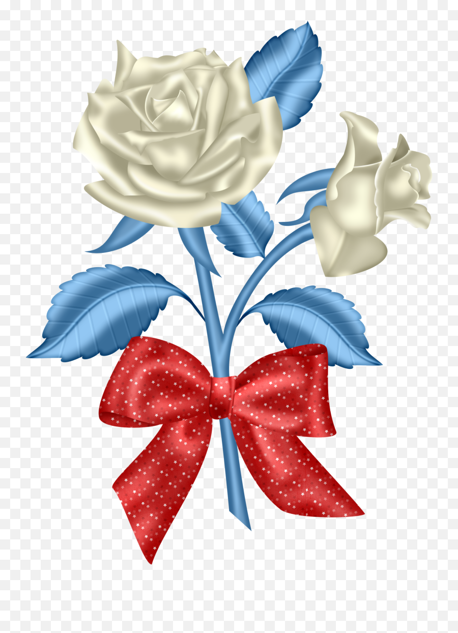 Blue Rose Clipart Red Rose - Png Download Full Size Transparent White And Blue Rose Clipart Png Emoji,Rose Clipart
