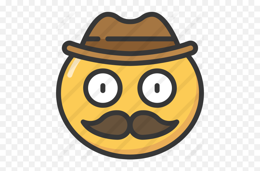 Cowboy - Free Smileys Icons Emoji,Sad Cowboy Emoji Transparent