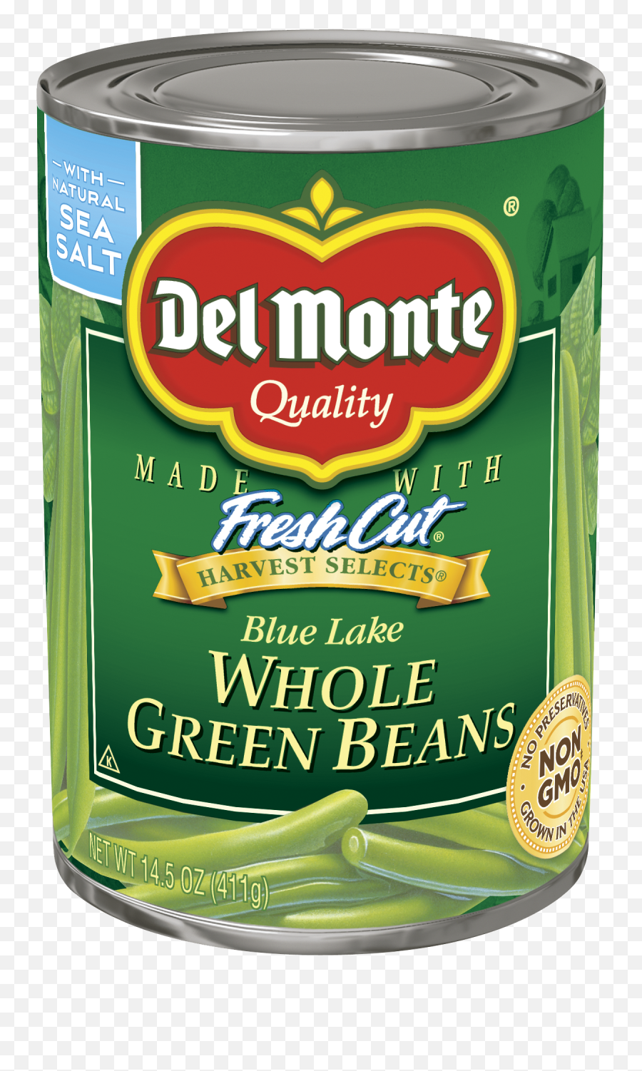 Del Monte Whole Green Beans 14 Emoji,Green Beans Png