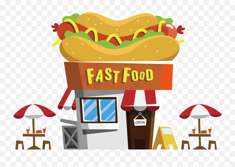 Fast Food Restaurant Clipart Png - Fast Food Restaurant Clipart Png Emoji,Restaurant Clipart