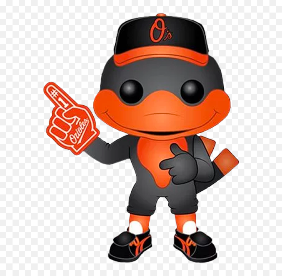 Mlb Baseball - The Oriole Bird Baltimore Orioles Mascot Pop Vinyl Figure Emoji,Baltimore Orioles Logo History