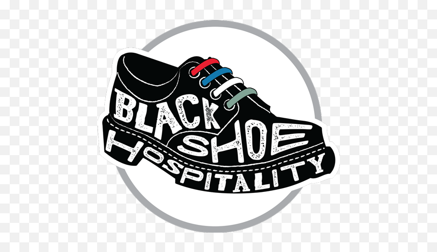 Black Shoe Hospitality Best Restaurants Catering And Emoji,Shoes With N Logo