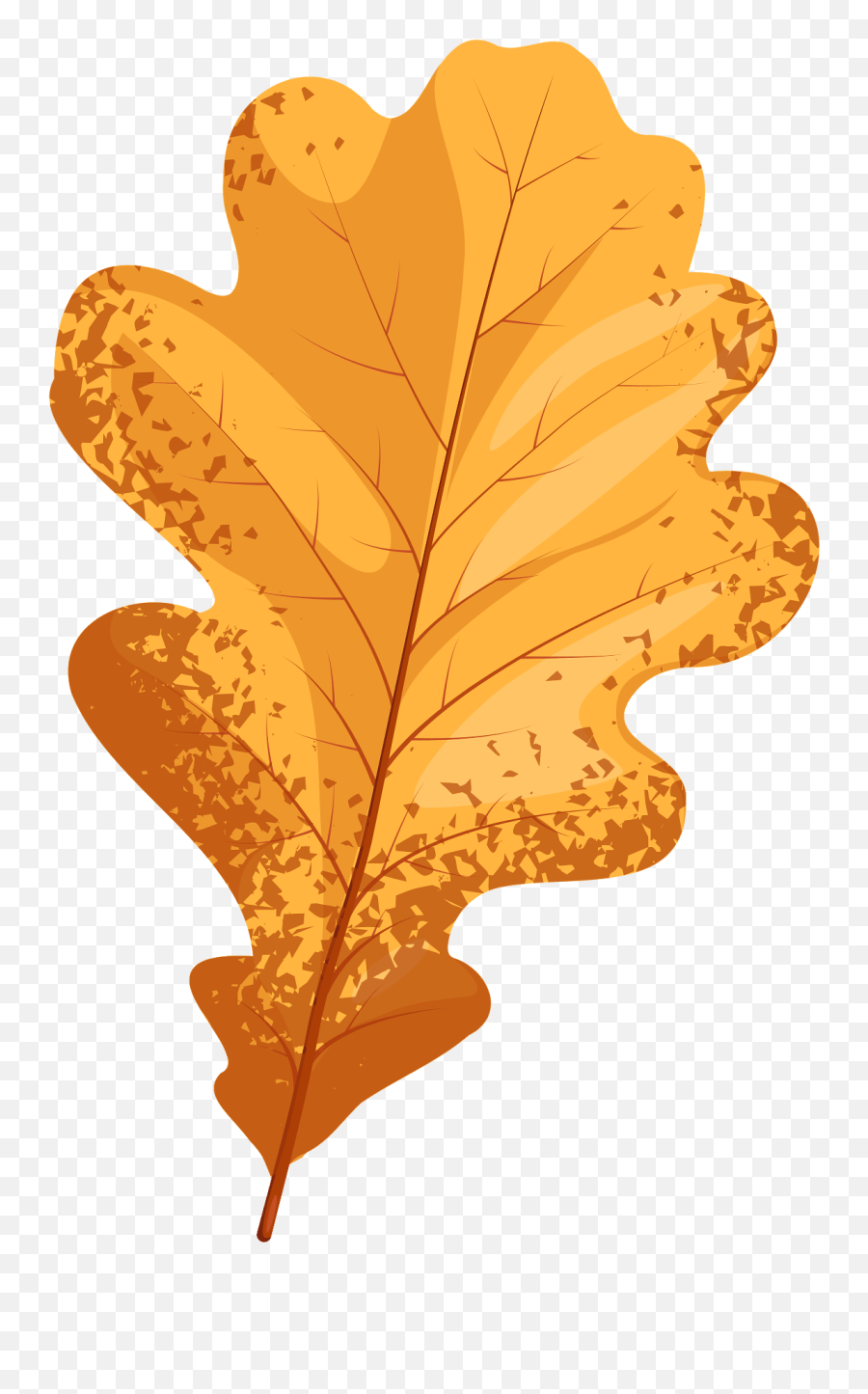 English Oak Late Autumn Leaf Clipart Free Download - Autumn Oak Leaf Clipart Emoji,English Clipart