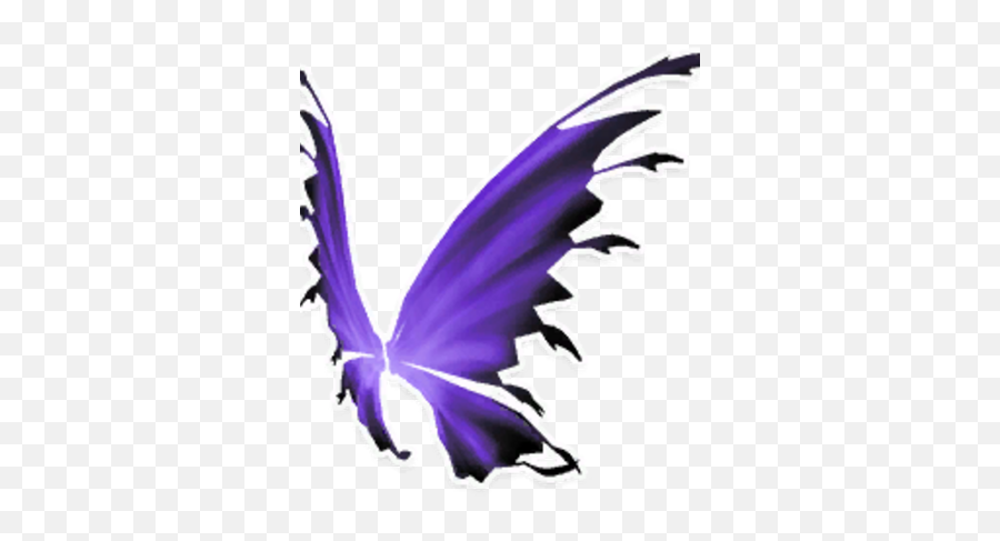 Black Purple Fairy Wings Garden Paws Wiki Fandom - Fairy Wings Png Black Emoji,Wings Png
