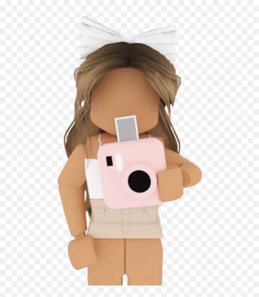 Roblox Girl Takesphoto Sticker By Aesthetic - Aesthetic Roblox Avatars Emoji,Aesthetic Roblox Logo