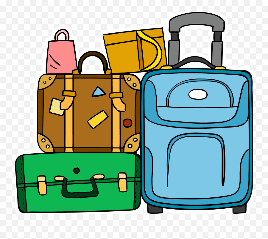 Suitcase Baggage Travel - Luggage Clipart Emoji,Luggage Clipart