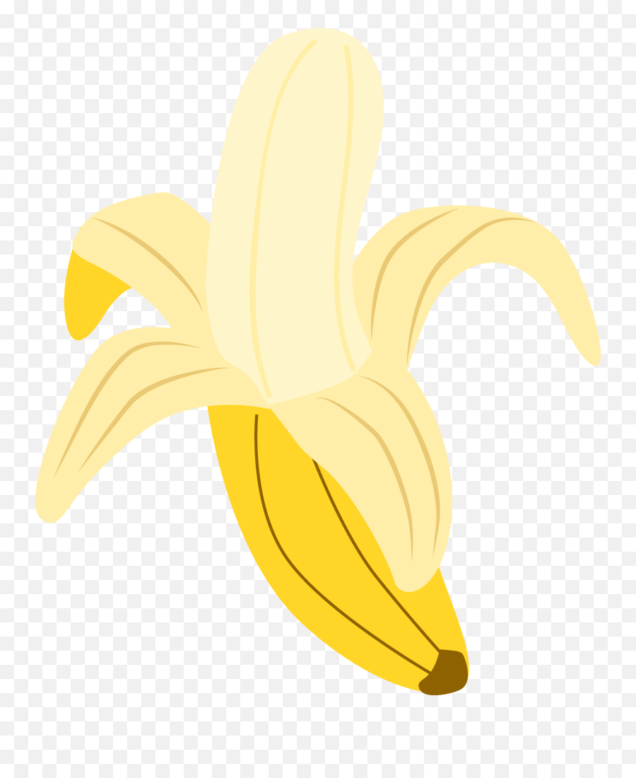 Banana Clipart 8 - Cute Peeled Banana Clipart Emoji,Banana Clipart