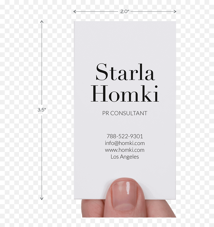 Standard Size Business Cards Templates - Horizontal Emoji,Business Cards Png