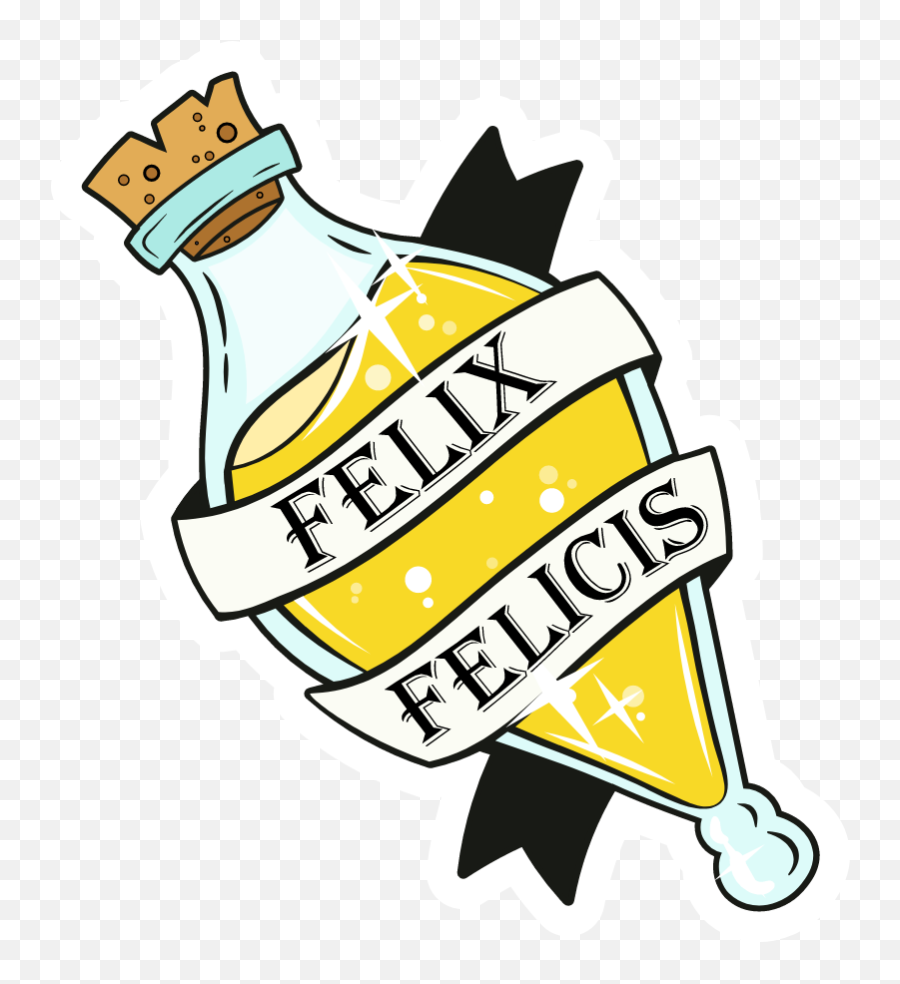 Harry Potter Felix Felicis Potion - Harry Potter Potion Stickers Emoji,Potion Bottle Clipart