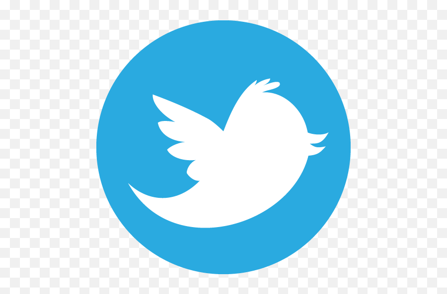 Circle Twitter Icon Transparent Png - Twitter Icon Png Round Emoji,Twitter Png