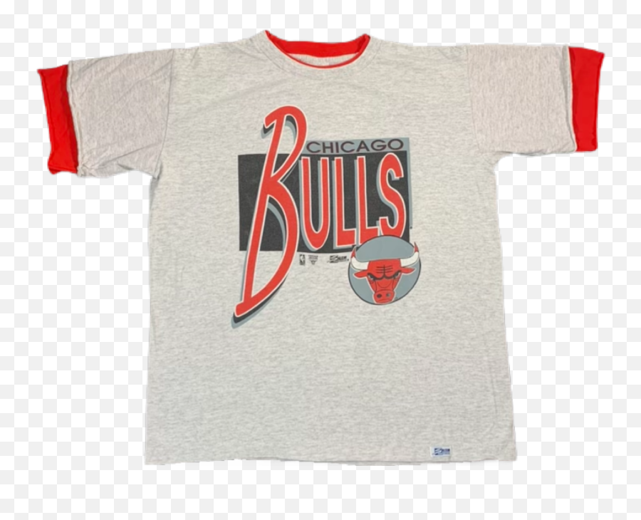 Vintage Chicago Bulls Sportwear - Short Sleeve Emoji,Chicago Bull Logo