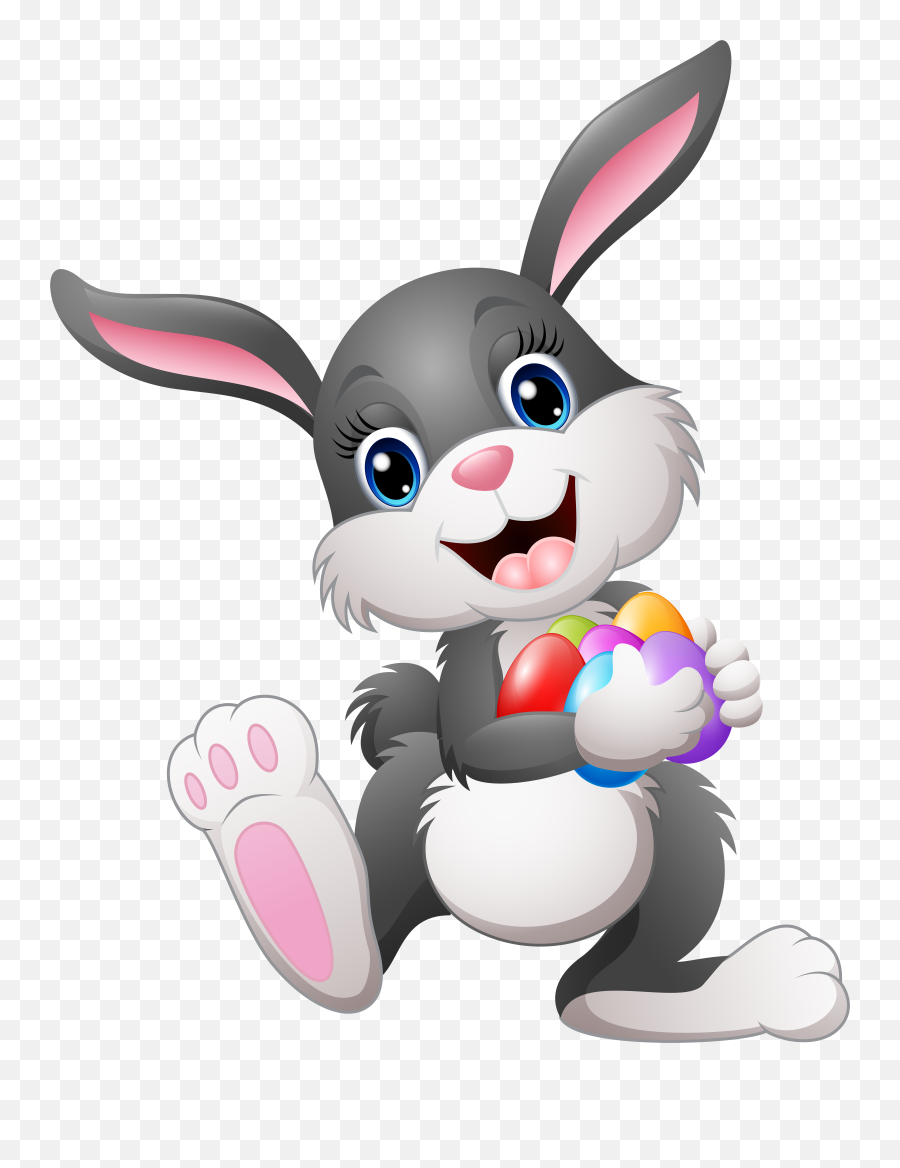 Easter Bunny Transparent Png - Easter Bunny Wearing Hat Emoji,Bunny Transparent