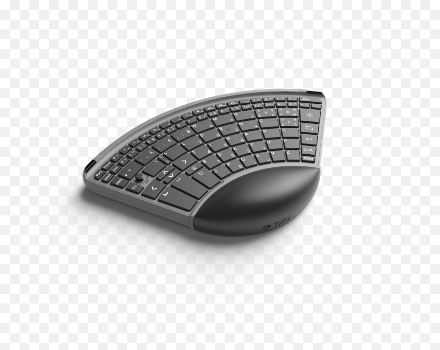 Tipy Keyboard Black - One Handed Keyboard Qwerty Emoji,Transparent Keyboard
